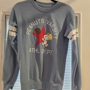 Peanuts Blue Varsity Sweatshirt